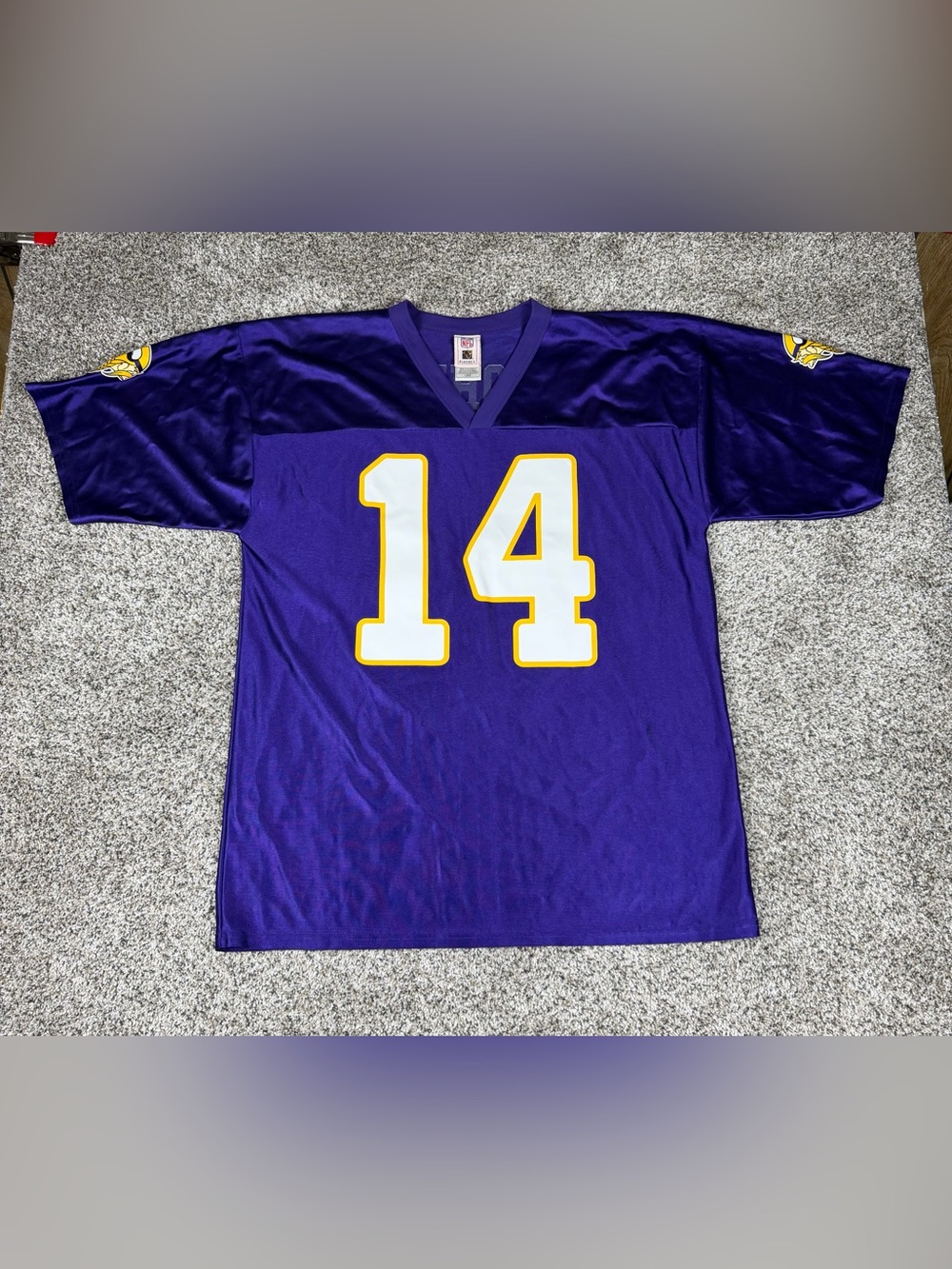Vintage Sz Large Men’s NFL NFLPA Brad Johnson Minnesota Vikings Football Jersey